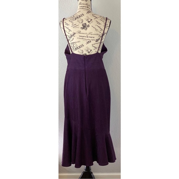 NWT Avery G Flounce Midi Dress - Picture 6 of 8